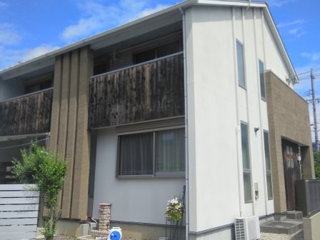 みよし市 カジュアル洋風住宅 外壁塗装 施工例 塗装前 イメージ