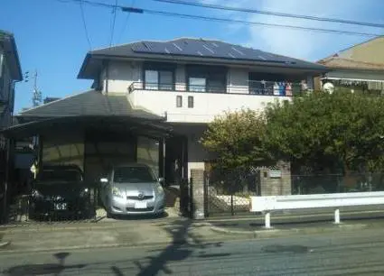 名古屋市港区 ホワイト系 洋風住宅 外壁塗装 施工例 完成 イメージ