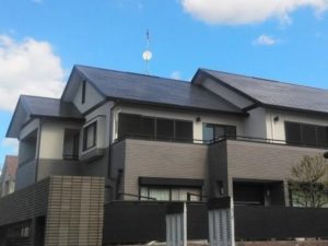 日進市　ダイワハウス　アーバニー屋根塗装　施工例