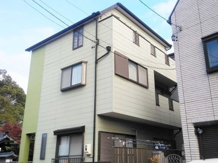 名古屋市中川区 外壁サイディング塗装 施工前 イメージ