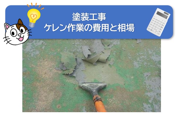 塗装工事　ケレン作業の費用と相場　イメージ