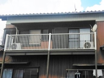 大府市 落ち着いた茶色系 和風住宅外壁塗装 施工前 イメージ