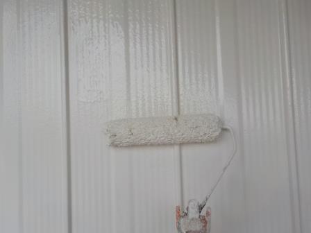 大府市 落ち着いた茶色系 和風住宅外壁塗装 施工例 角波トタン上塗り イメージ