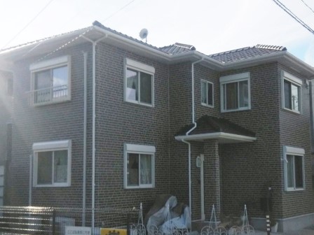 幸田町　エレガンス洋風住宅　ダブルトーン外壁塗装　施工例の写真