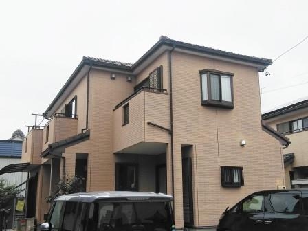 あま市 スマートモダン住宅 ダブルトーン外壁塗装 施工例 塗装前 イメージ