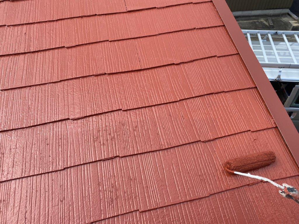 ナチュラルモダン住宅外壁塗装 おすすめの屋根塗装色 イメージ