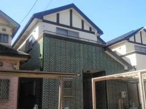 日進市　外壁塗装　Wトーン仕上げ　施工例