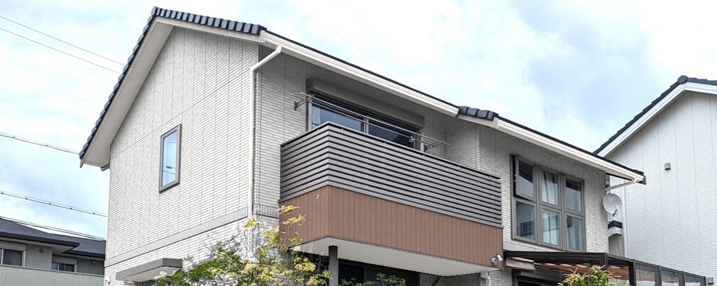 ナチュラルモダン住宅のおしゃれな外壁塗装　おすすめ色