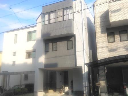 名古屋市天白区 スタイリッシュ住宅 ダブルトーン 外壁塗装 施工例