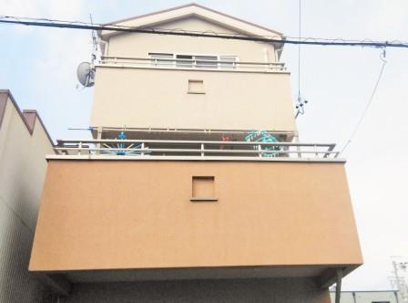 中村区 三井ホーム アースカラー 外壁塗装 施工例 塗装前 イメージ