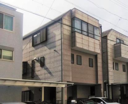 天白区 スタイリッシュ住宅 外壁塗装・屋根塗装 施工前 イメージ