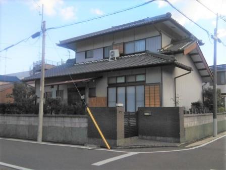 名古屋市北区 和風住宅外壁塗装 施工前イメージ