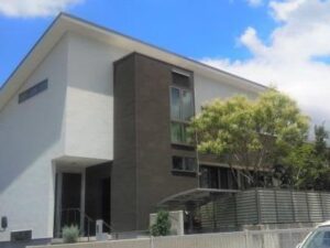 東海市　スタイリッシュモダン住宅　外壁塗装　施工例