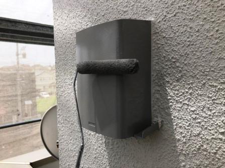 東海市 スタイリッシュモダン住宅 外壁塗装 施工例 換気口塗装 上塗り イメージ
