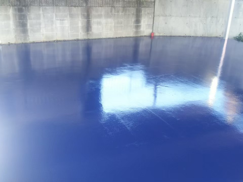 多治見 屋外ガレージ床塗装 施工例