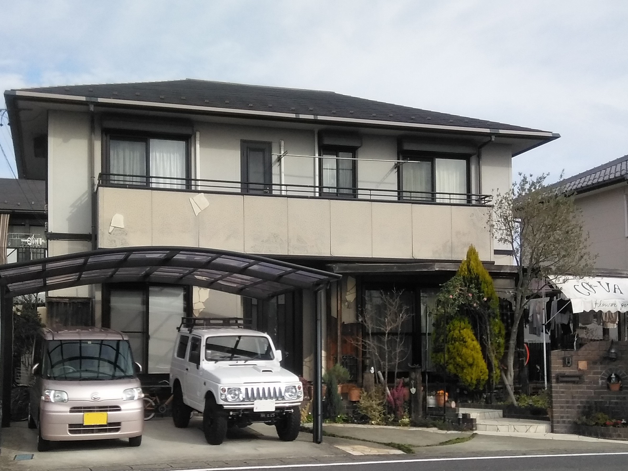 大垣市 洋風エレガンス住宅 外壁塗装 施工例 塗装前 イメージ