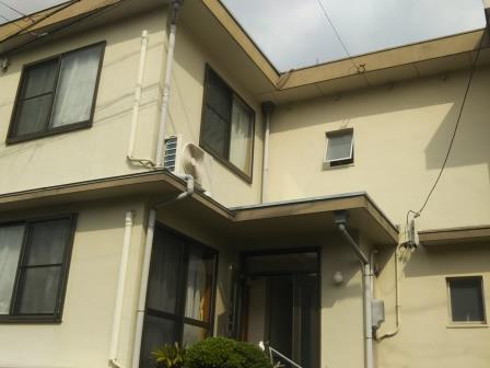 天白区 スマートモダン住宅 外壁塗装 施工前 イメージ
