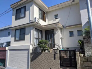 名古屋市天白区　スマートモダン住宅　外壁塗装　施工例