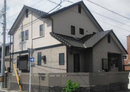 ダブルトーン外壁塗装 施工前