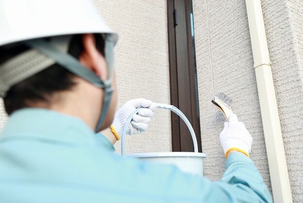 外壁塗装の手抜き9.　規定量よりも塗料を薄く塗ったり、塗装回数を省略する　イメージ