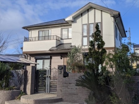西尾市　住友林業　ダブルトーン外壁塗装　施工例の写真