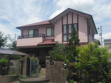 西尾市　住友林業　ダブルトーン外壁塗装　施工例　塗装前　イメージ
