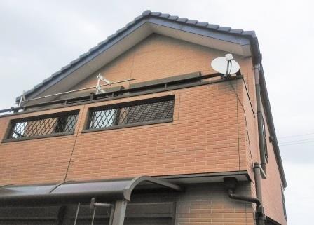 名古屋市緑区 人気のグレージュ系 ダブルトーン外壁塗装 施工前 イメージ