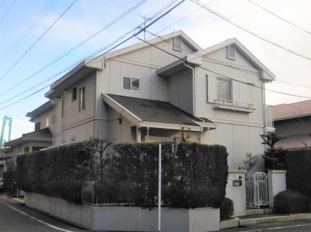 みよし市　積水ハウス　洋風住宅　外壁塗装　施工例　塗装前　イメージ