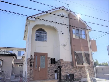 尾張旭市　洋風住宅　外壁塗装　施工例　完成　イメージ
