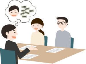 外壁塗装　訪問販売　外壁塗装の費用がとにかく高い！　イメージ