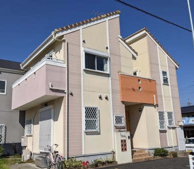 守山区 南欧風住宅 外壁塗装 施工前 イメージ