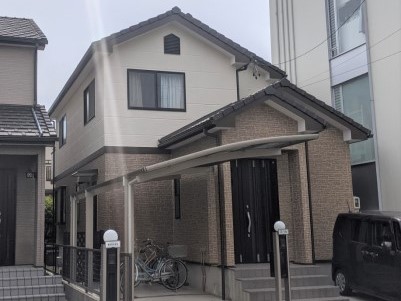 名古屋市瑞穂区 外壁塗装 ダブルトーン 施工例