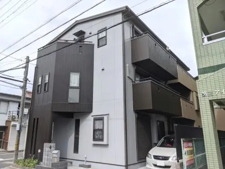 名古屋市北区 洋風モダン住宅 外壁塗装 施工例