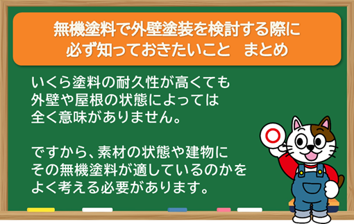 無機塗料で外壁塗装を依頼する際、注意すべきこと　イメージ