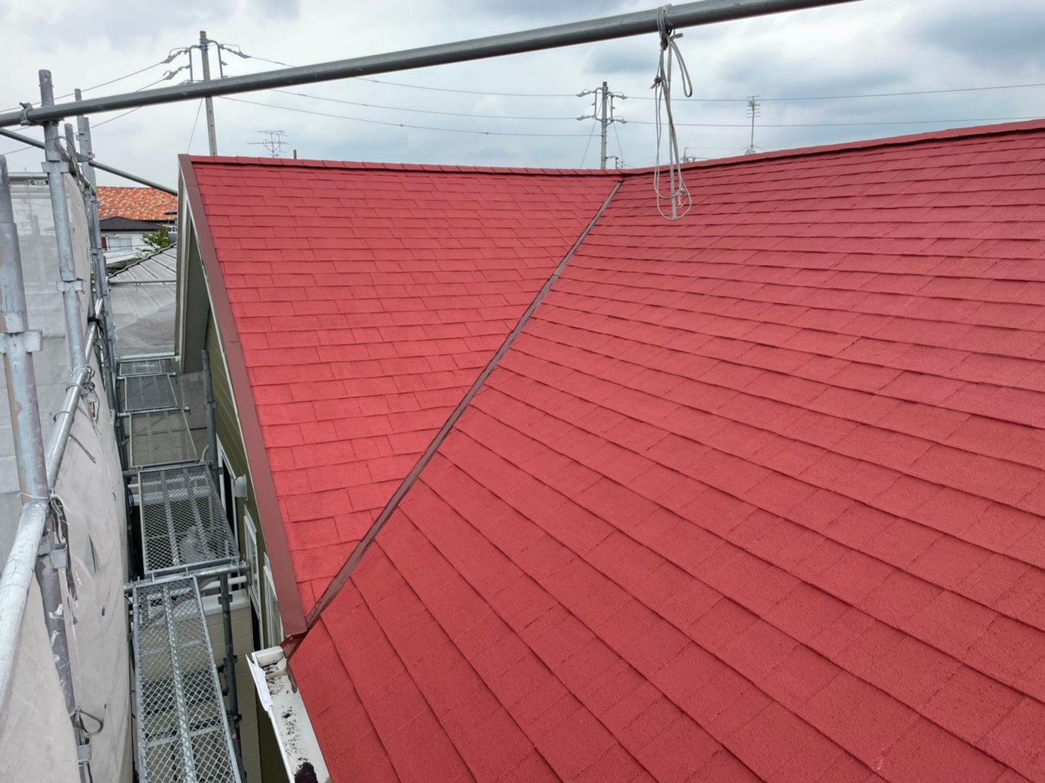 瀬戸市 洋風2階建て住宅 ツートンカラー外壁塗装 施工例 イメージ