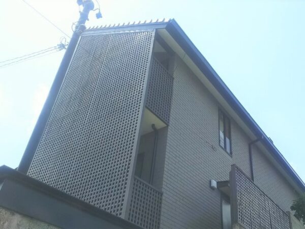 名東区 クールモダン住宅 外壁タイル撥水塗装 施工前 イメージ2