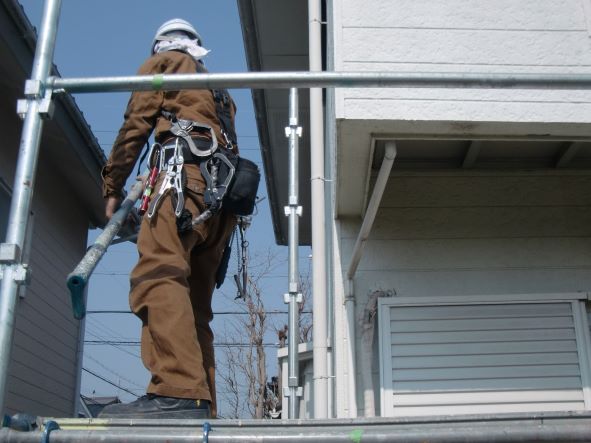 外壁塗装価格の目安 足場工事　イメージ