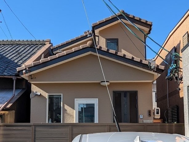 名古屋市西区　サイディングボード　外壁塗装　施工例の写真
