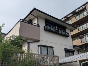 春日井市　外壁塗装　2階建て住宅　施工例