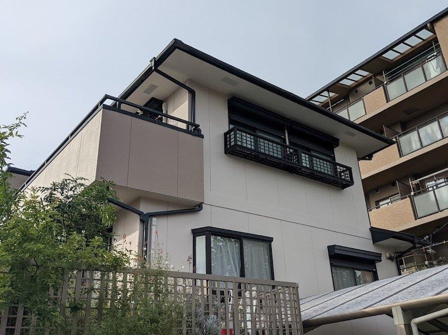 春日井市　外壁塗装　2階建て住宅　施工例の写真