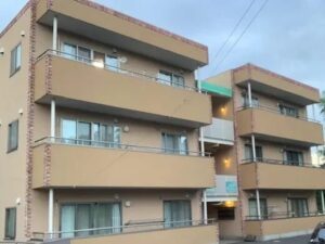 武豊　南欧風　賃貸マンション　外壁塗装　施工例