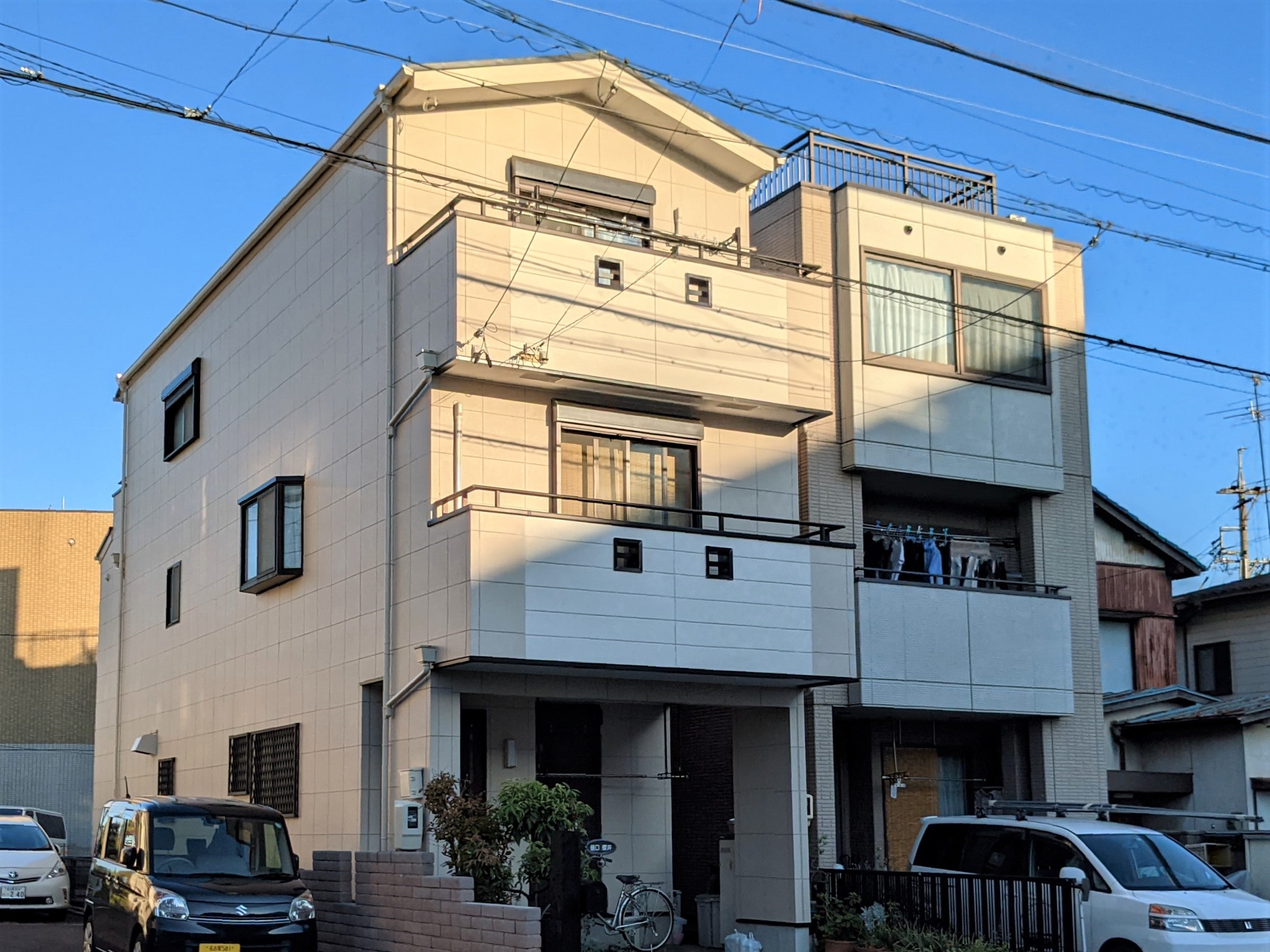名古屋市西区　サイディング外壁塗装　施工例の写真