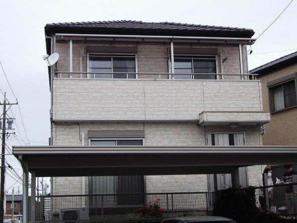 高浜市 洋風ナチュラルモダン住宅 外壁塗装 施工前 イメージ