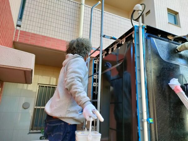 岡崎市 アパート FRP受水タンク塗装 施工例 イメージ