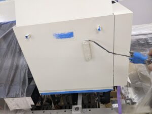 清須　業務用プリンター塗装　上塗り　関西ペイント「１液MシリコンHG」　イメージ