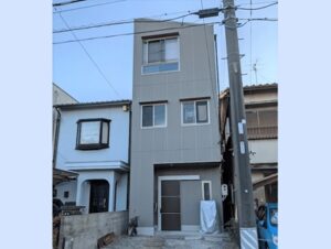 名古屋市南区　3階建住宅　外壁塗装　施工例