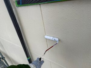 守山区　外壁塗装　膨れ　下塗り　イメージ