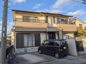名古屋市守山区　洋風サイディング住宅　外壁塗装施工例