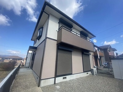 桑名市　アーバンモダン住宅　外壁塗装　施工例の写真