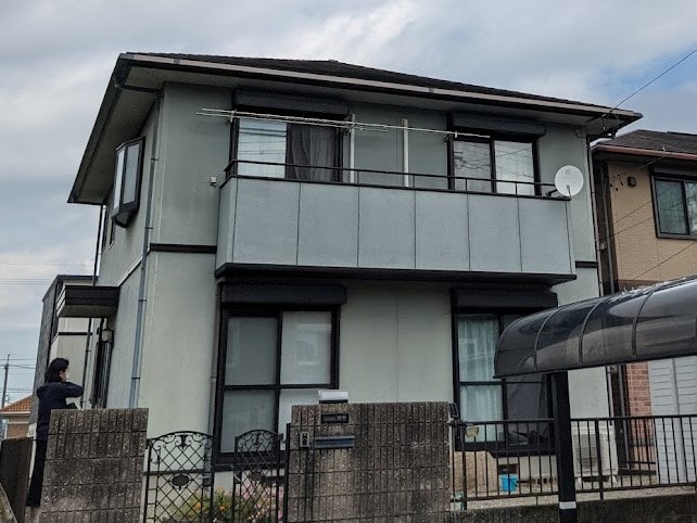 桑名市 アーバンモダン住宅 外壁塗装 施工例 塗装前 イメージ